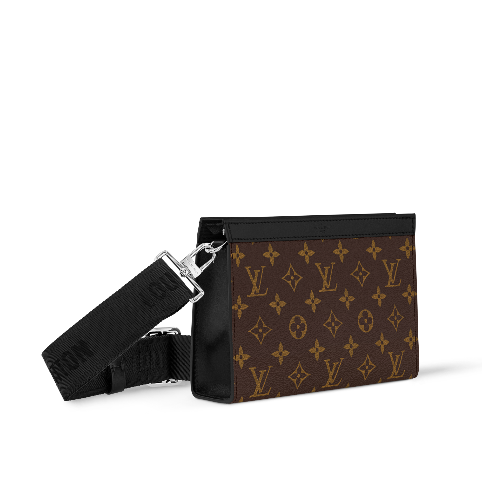 กระเป๋าสตางค์แบบสะพายรุ่น GASTON Monogram Macassar in ผู้ชาย