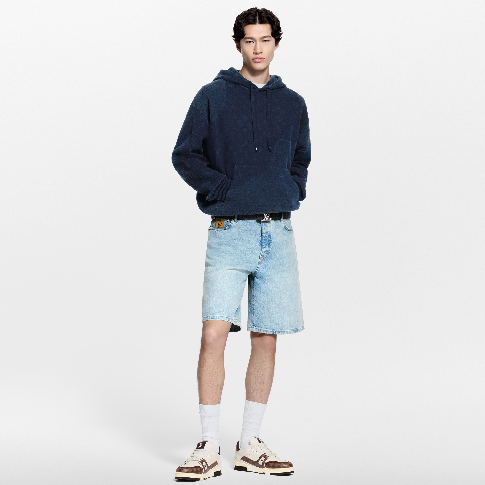 เสื้อฮู้ดลายกราฟิกเทคนิคแจ็คการ์ด  in ผู้ชาย