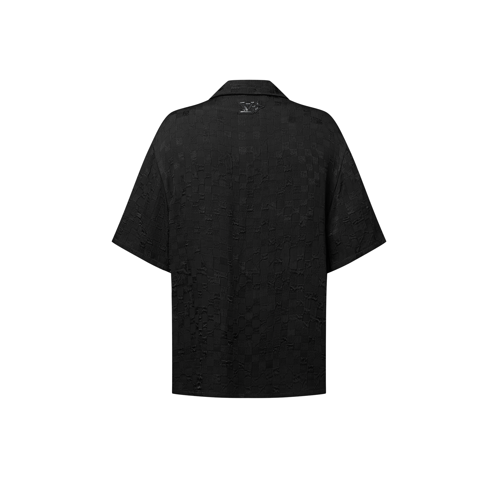 เสื้อเชิ้ตแขนสั้นลายกราฟิกเทคนิคแจ็คการ์ด  in ผู้ชาย