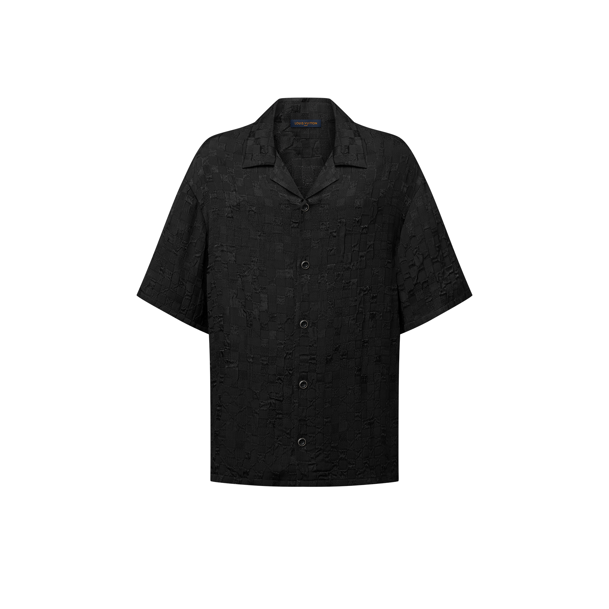เสื้อเชิ้ตแขนสั้นลายกราฟิกเทคนิคแจ็คการ์ด  in ผู้ชาย