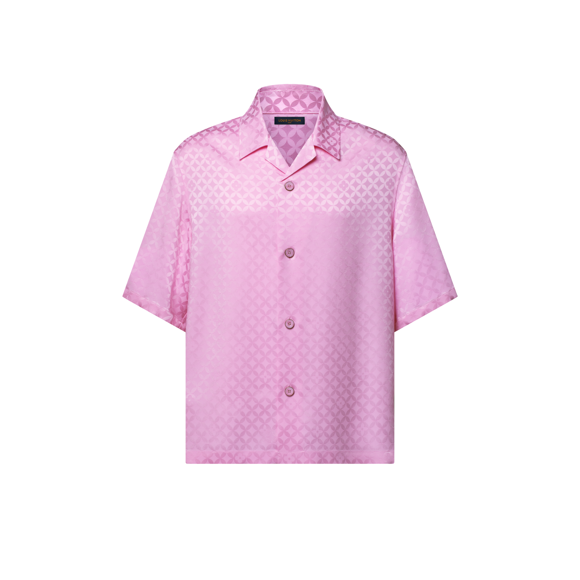 เสื้อเชิ้ตแขนสั้นลายกราฟิกเทคนิคแจ็คการ์ด  in ผู้ชาย