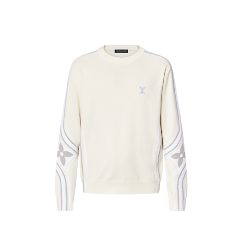 เสื้อคอกลมผ้านิตลายกราฟิก in ผลิตภัณฑ์ใหม่'s สำหรับผู้ชาย LV Ski collections by Louis Vuitton (การย่อ/ขยายผลิตภัณฑ์)