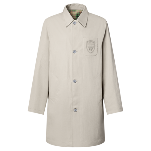 เสื้อโค้ทกันฝนลายกราฟิก ใส่ได้ทั้งสองด้าน in ผู้ชาย's เสื้อผ้า เสื้อโค้ทกันหนาวสำหรับผู้ชาย collections by Louis Vuitton (การย่อ/ขยายผลิตภัณฑ์)