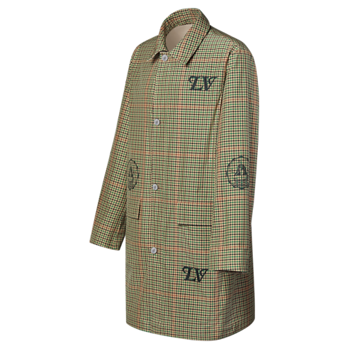 เสื้อโค้ทกันฝนลายกราฟิก ใส่ได้ทั้งสองด้าน in ผู้ชาย's เสื้อผ้า เสื้อโค้ทกันหนาวสำหรับผู้ชาย collections by Louis Vuitton (การย่อ/ขยายผลิตภัณฑ์)