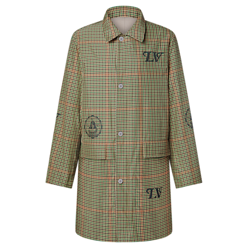 เสื้อโค้ทกันฝนลายกราฟิก ใส่ได้ทั้งสองด้าน in ผู้ชาย's เสื้อผ้า เสื้อโค้ทกันหนาวสำหรับผู้ชาย collections by Louis Vuitton (การย่อ/ขยายผลิตภัณฑ์)