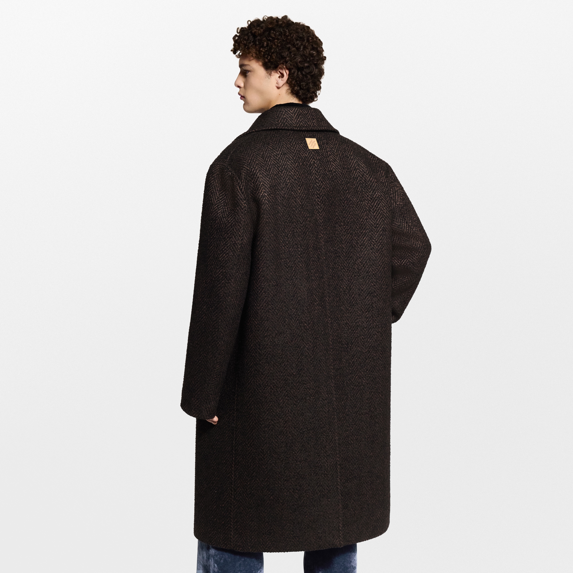 Herringbone Relaxed Coat  in ผู้ชาย
