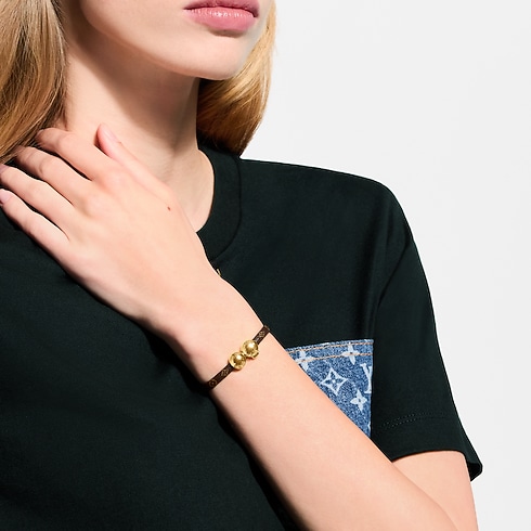 กำไลข้อมือ Historic Mini Monogram Monogram in ผู้หญิง's แฟชั่นจิวเวลรี่ เครื่องประดับสำหรับผู้หญิง collections by Louis Vuitton (การย่อ/ขยายผลิตภัณฑ์)