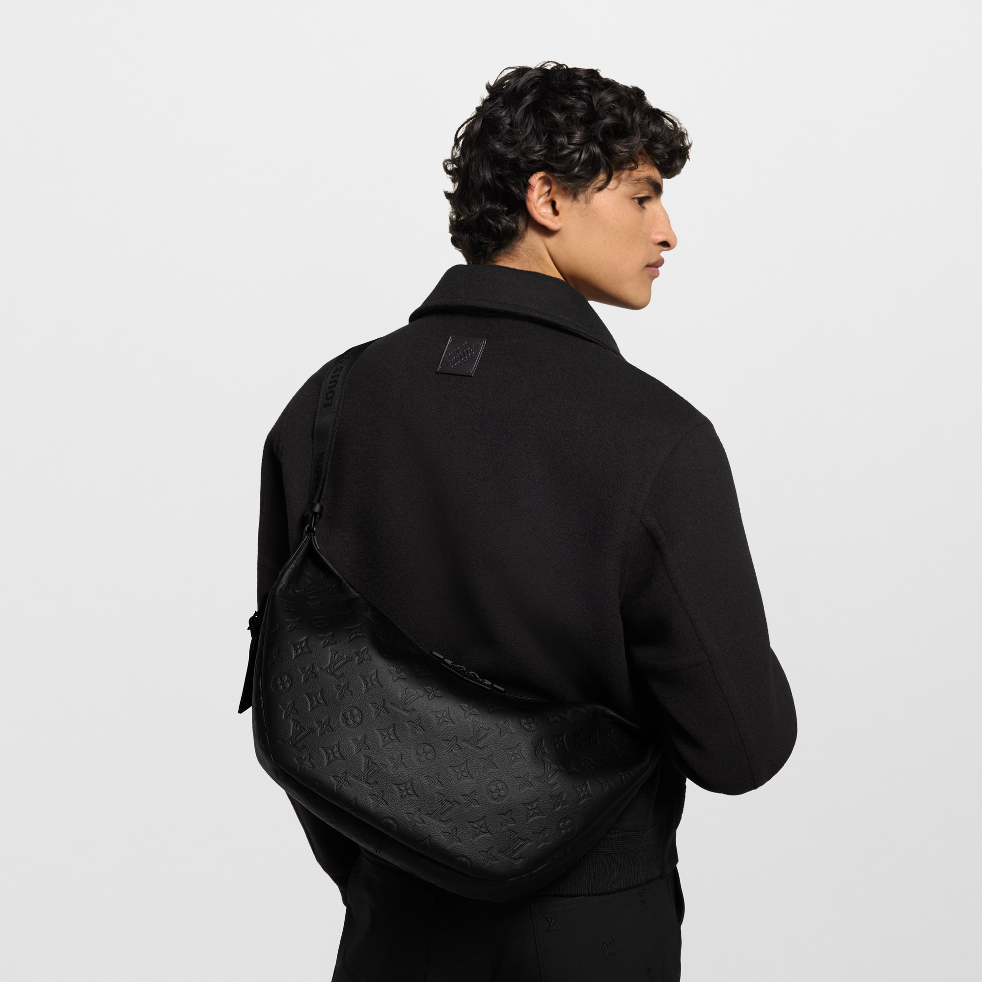 กระเป๋ารุ่น Hobo Hamac Monogram Shadow in กระเป๋าและผลิตภัณฑ์เครื่องหนังขนาดเล็ก