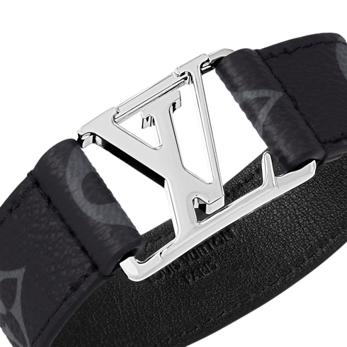กำไลข้อมือ Hockenheim Monogram Eclipse in ผู้ชาย's แฟชั่นจิวเวลรี่ แฟชั่นจิวเวลรี่ทั้งหมด collections by Louis Vuitton (การย่อ/ขยายผลิตภัณฑ์)