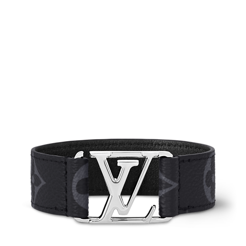 กำไลข้อมือ Hockenheim Monogram Eclipse in ผู้ชาย's แฟชั่นจิวเวลรี่ แฟชั่นจิวเวลรี่ทั้งหมด collections by Louis Vuitton (การย่อ/ขยายผลิตภัณฑ์)