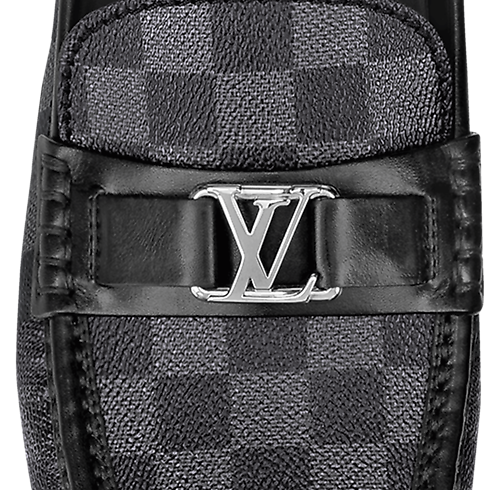รองเท้ามอคคาซินรุ่น HOCKENHEIM Damier Graphite แคนวาส in ผู้ชาย's รองเท้า รองเท้าสำหรับผู้ชาย collections by Louis Vuitton (การย่อ/ขยายผลิตภัณฑ์)