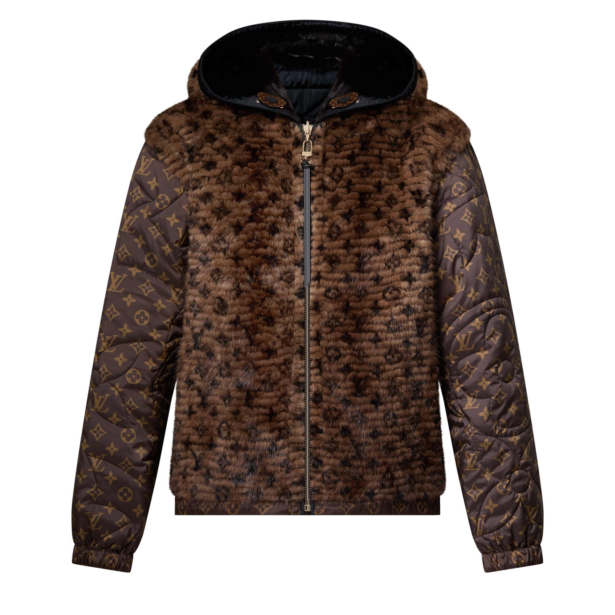 เสื้อคลุมมีฮู้ดรุ่น Bi-Mat Reversible Blouson  in ผู้หญิง