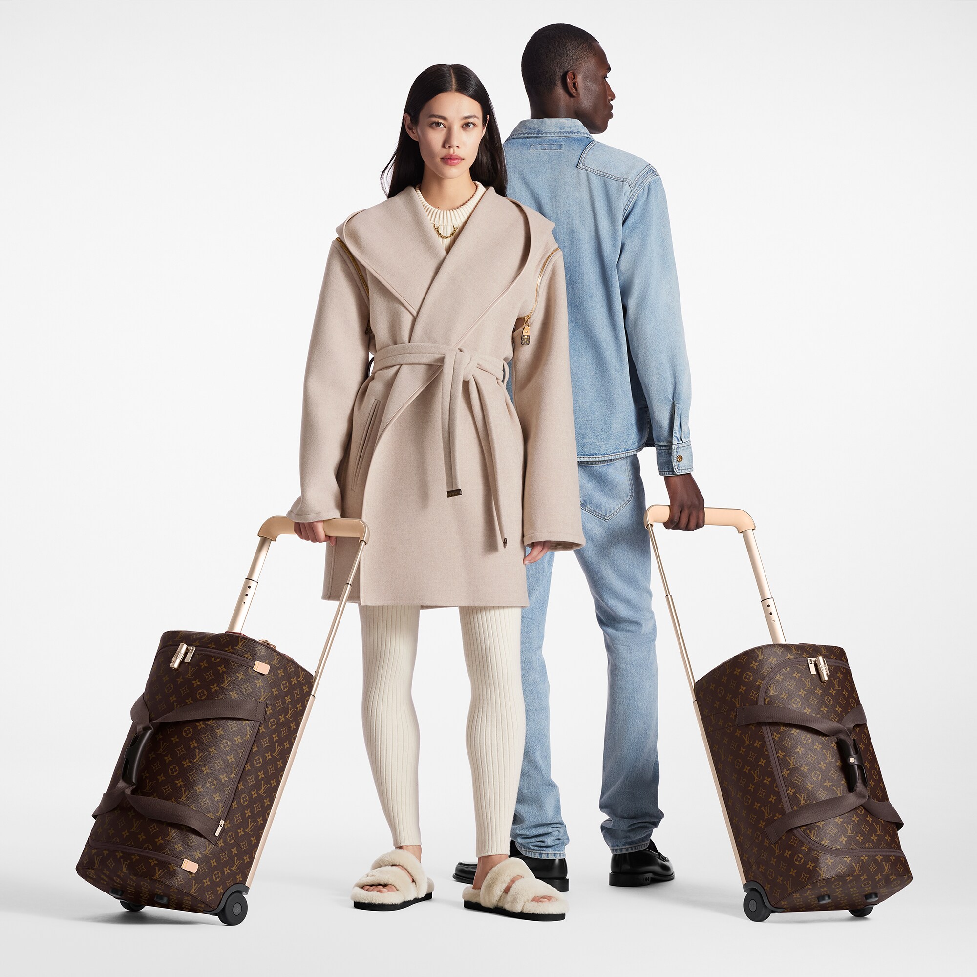 กระเป๋ารุ่น Horizon Soft Duffle 55 Monogram แคนวาส in ผู้ชาย