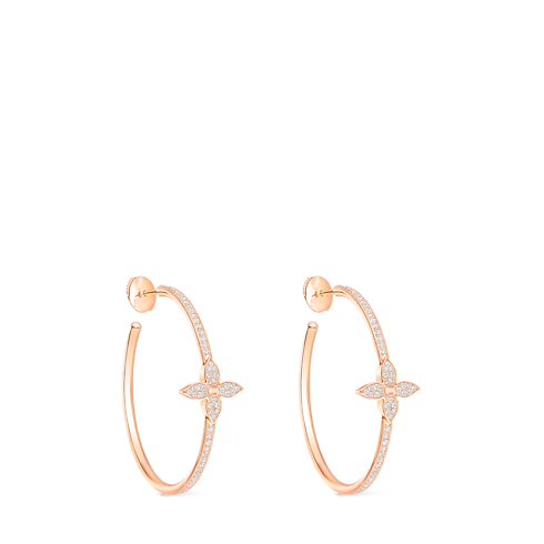 ต่างหู Idylle Blossom Hoops, พิงค์โกลด์และเพชร in จิวเวลรี่'s หมวดหมู่ ไฟน์จิวเวลรี่ทั้งหมด collections by Louis Vuitton (การย่อ/ขยายผลิตภัณฑ์)