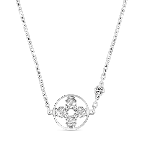 สร้อยคอ Idylle Blossom Medallion, ไวท์โกลด์และเพชร in จิวเวลรี่'s หมวดหมู่ ไฟน์จิวเวลรี่ทั้งหมด collections by Louis Vuitton
