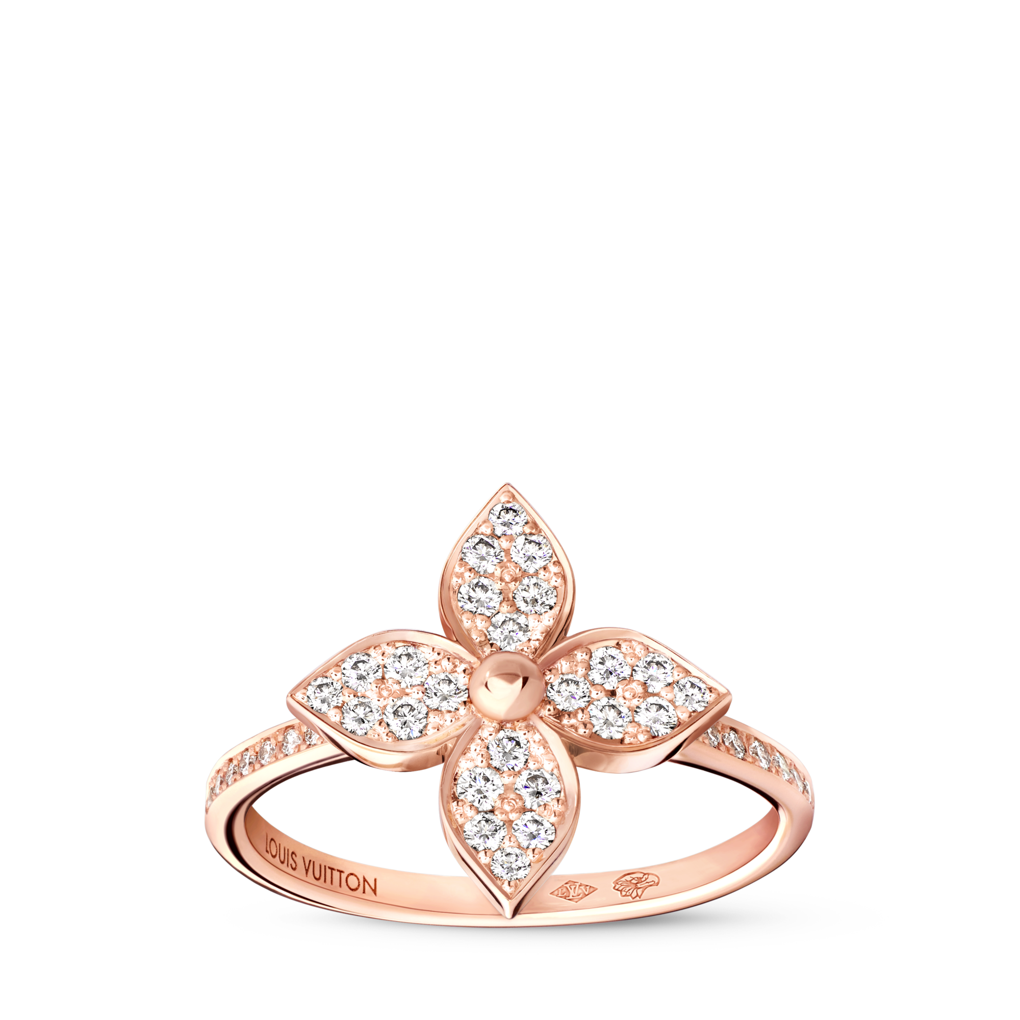 แหวน Idylle Blossom พิงค์โกลด์และเพชร  in จิวเวลรี่
