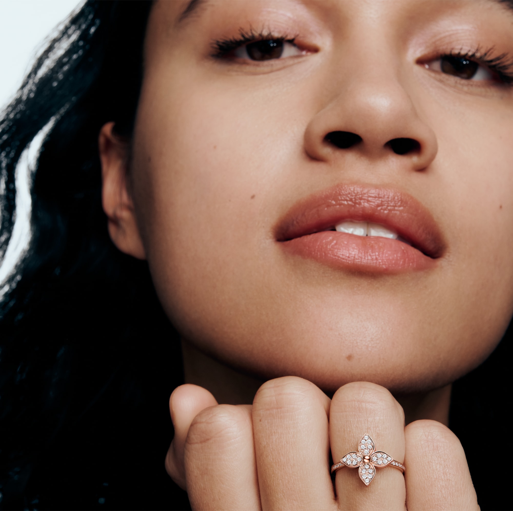 แหวน Idylle Blossom พิงค์โกลด์และเพชร  in จิวเวลรี่