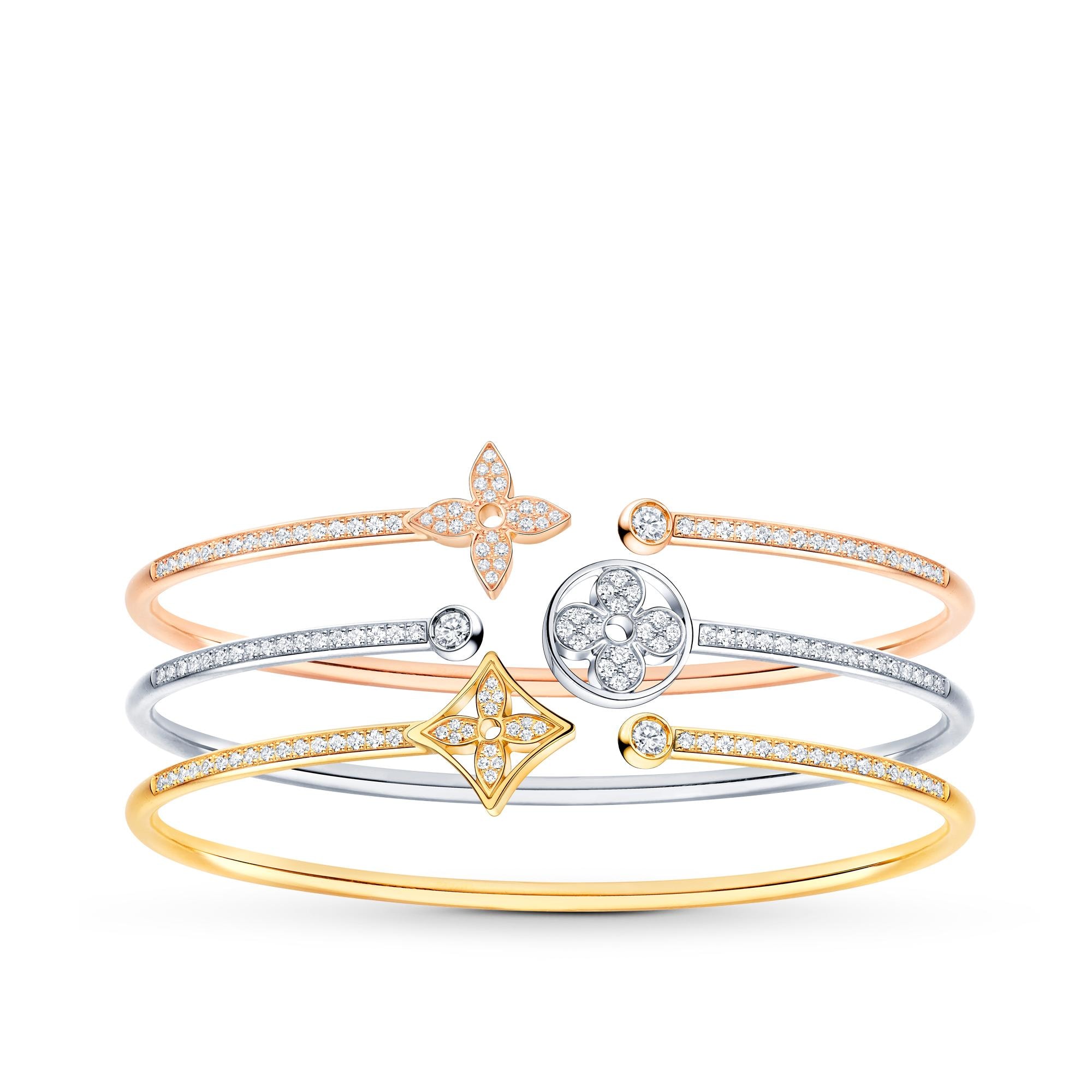 กำไลข้อมือ Idylle Blossom Twist, พิงค์โกลด์และเพชร  in จิวเวลรี่
