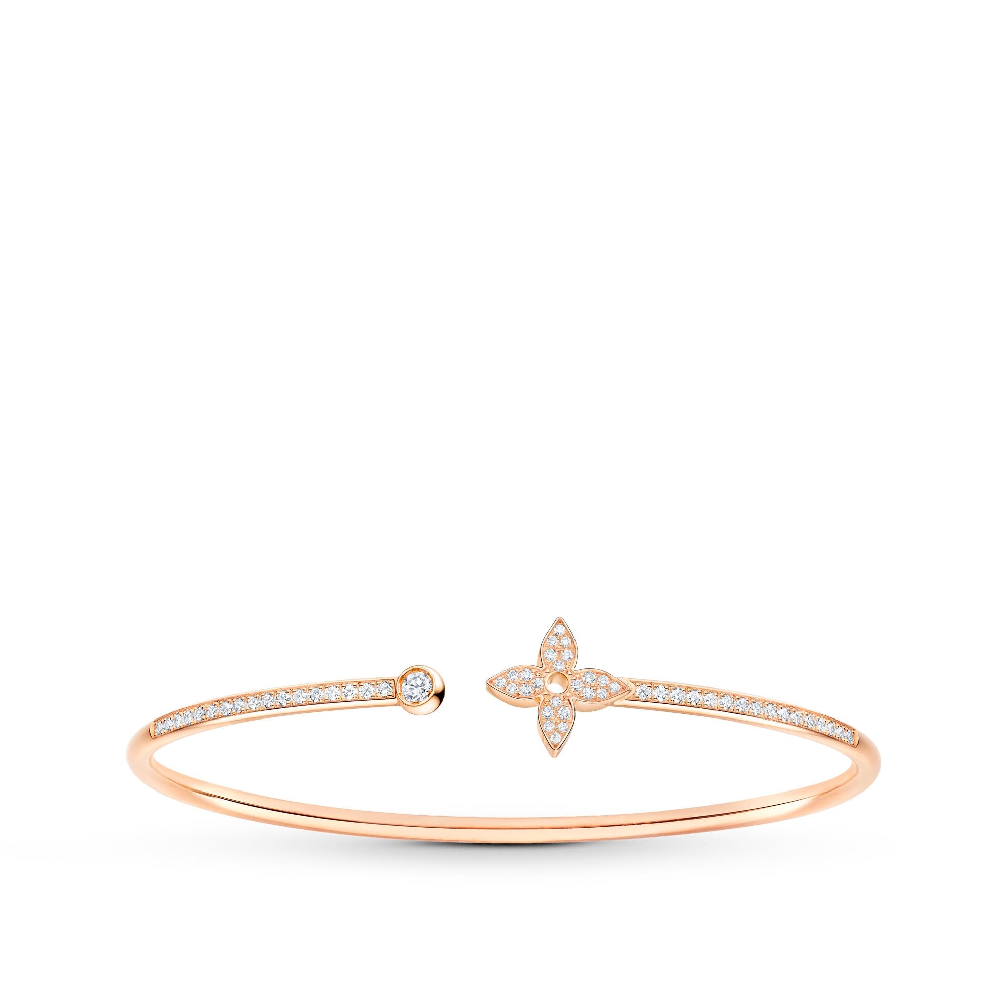 กำไลข้อมือ Idylle Blossom Twist, พิงค์โกลด์และเพชร  in จิวเวลรี่