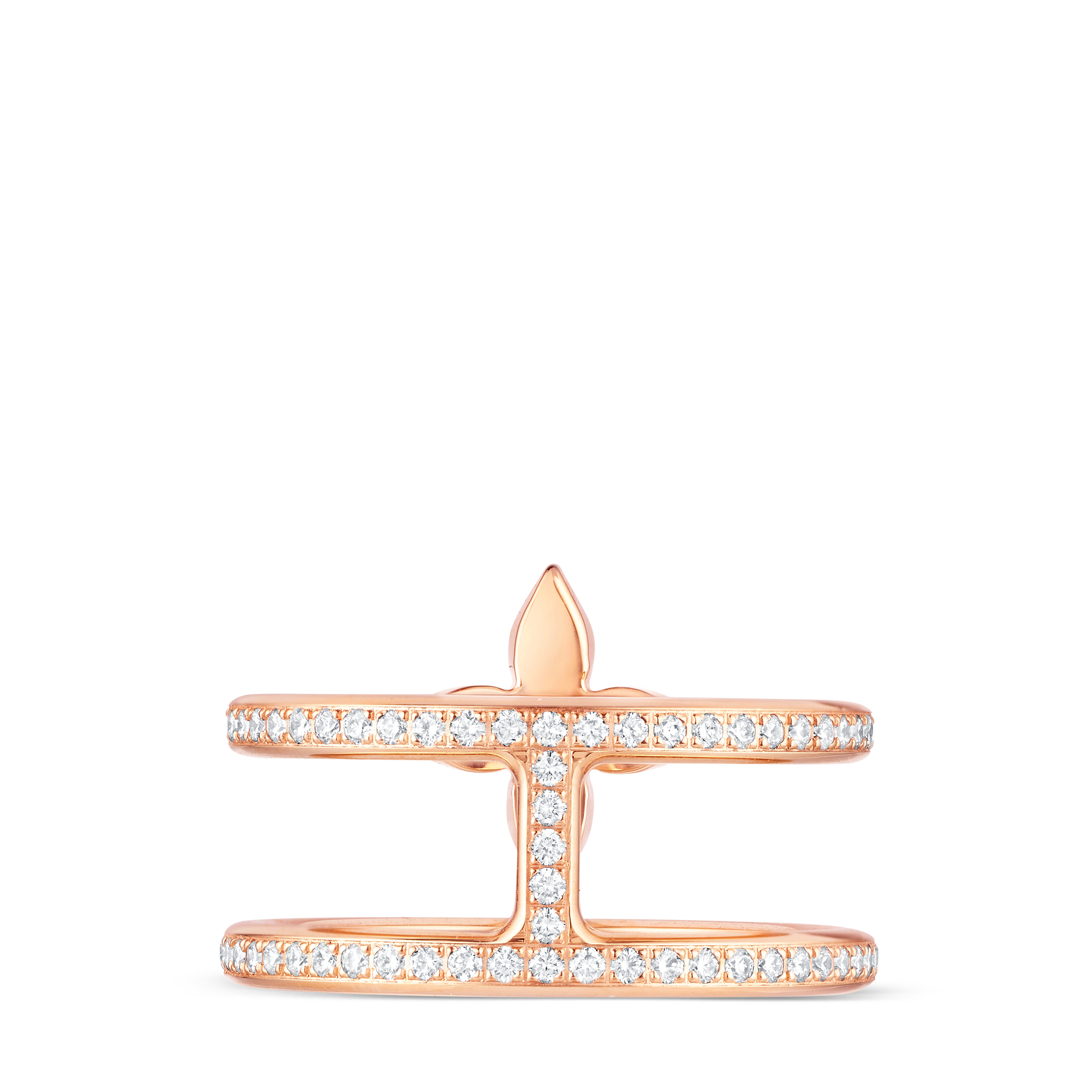 แหวน Idylle Blossom Two-Row, พิงค์โกลด์และเพชร  จิวเวลรี่ หมวดหมู่ ไฟน์จิวเวลรี่ทั้งหมด | LOUIS VUITTON (การย่อ/ขยายผลิตภัณฑ์)