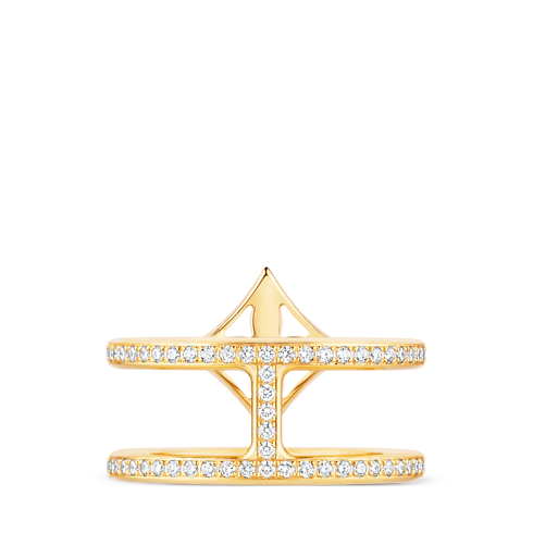 แหวน Idylle Blossom Two-Row, เยลโลว์โกลด์และเพชร in จิวเวลรี่'s หมวดหมู่ ไฟน์จิวเวลรี่ทั้งหมด collections by Louis Vuitton (การย่อ/ขยายผลิตภัณฑ์)