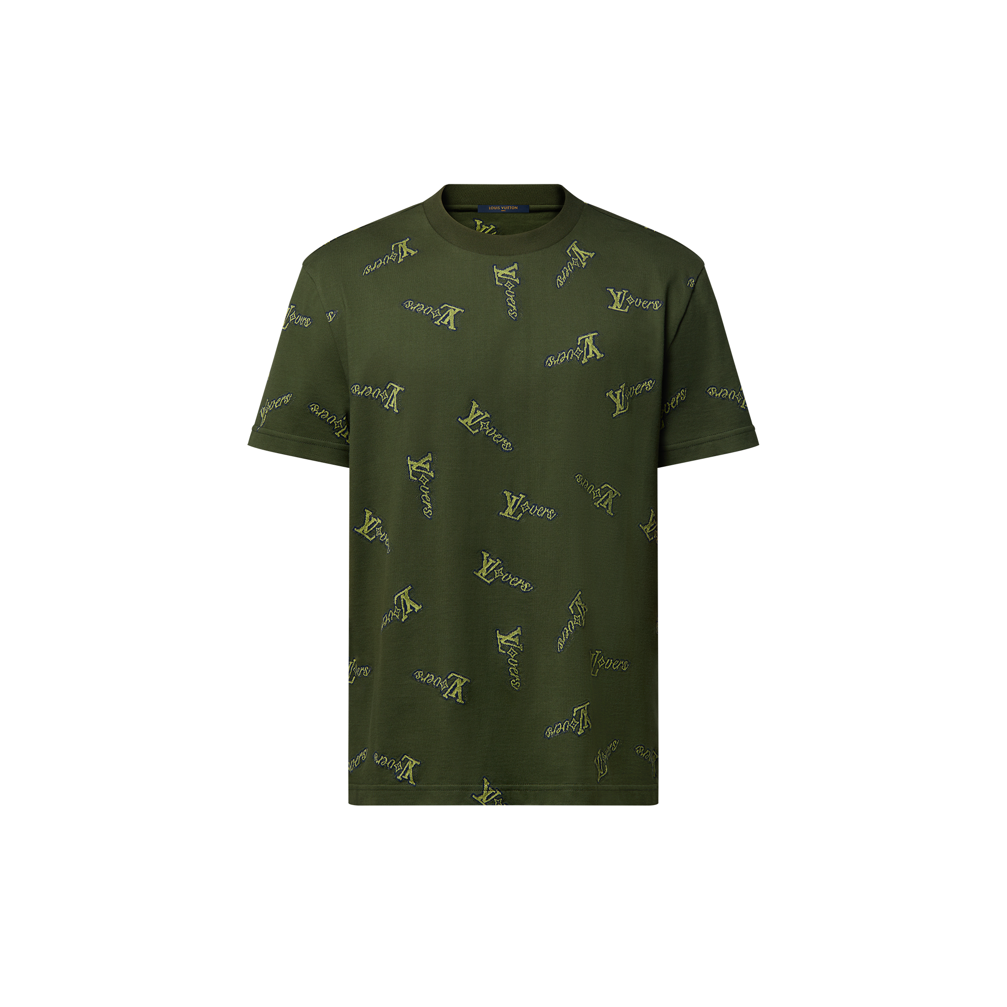 เสื้อยืดผ้าคอตตอนแจ็คการ์ด  in ผู้ชาย