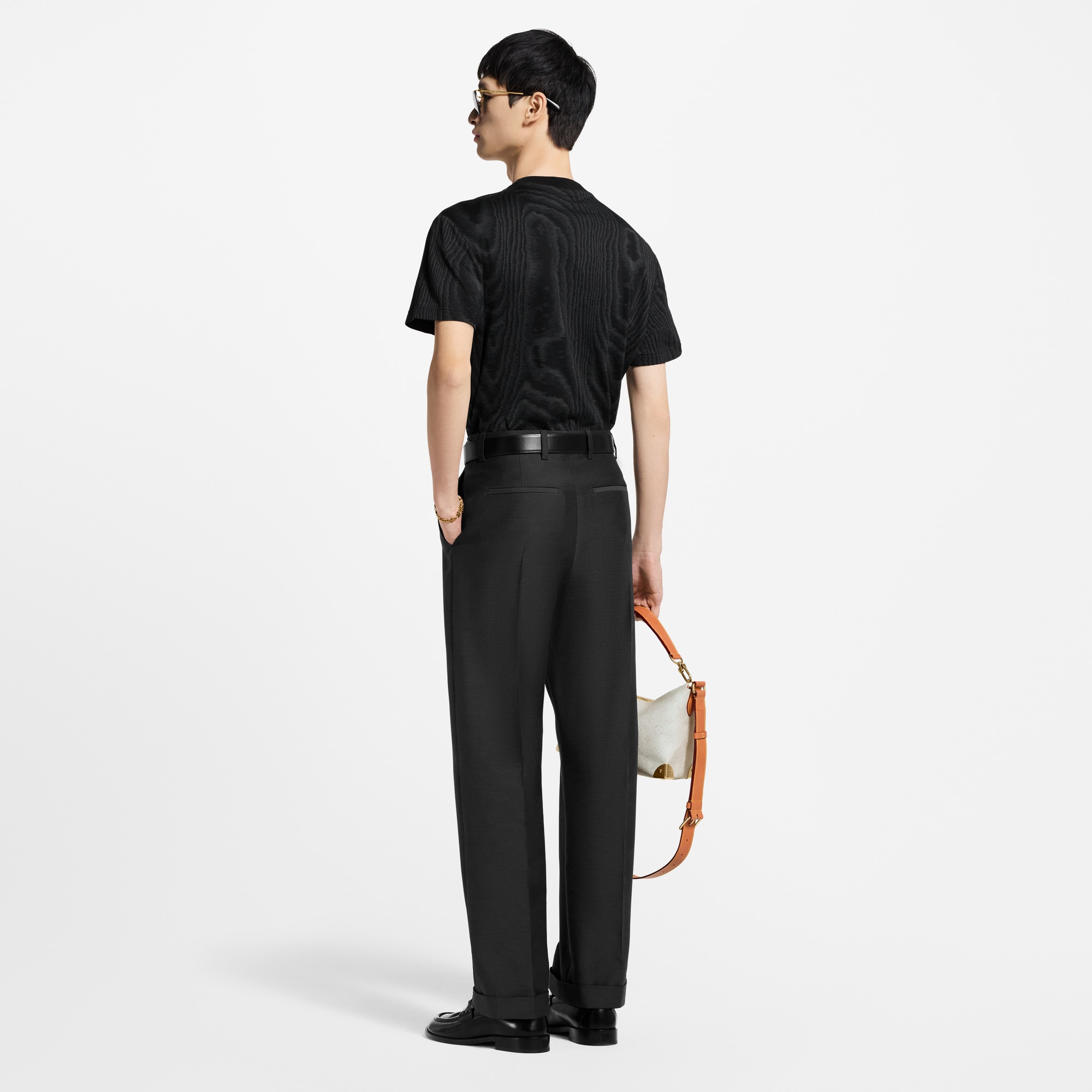 เสื้อยืดผ้าเจอร์ซีย์แจ็คการ์ด  in ผู้ชาย