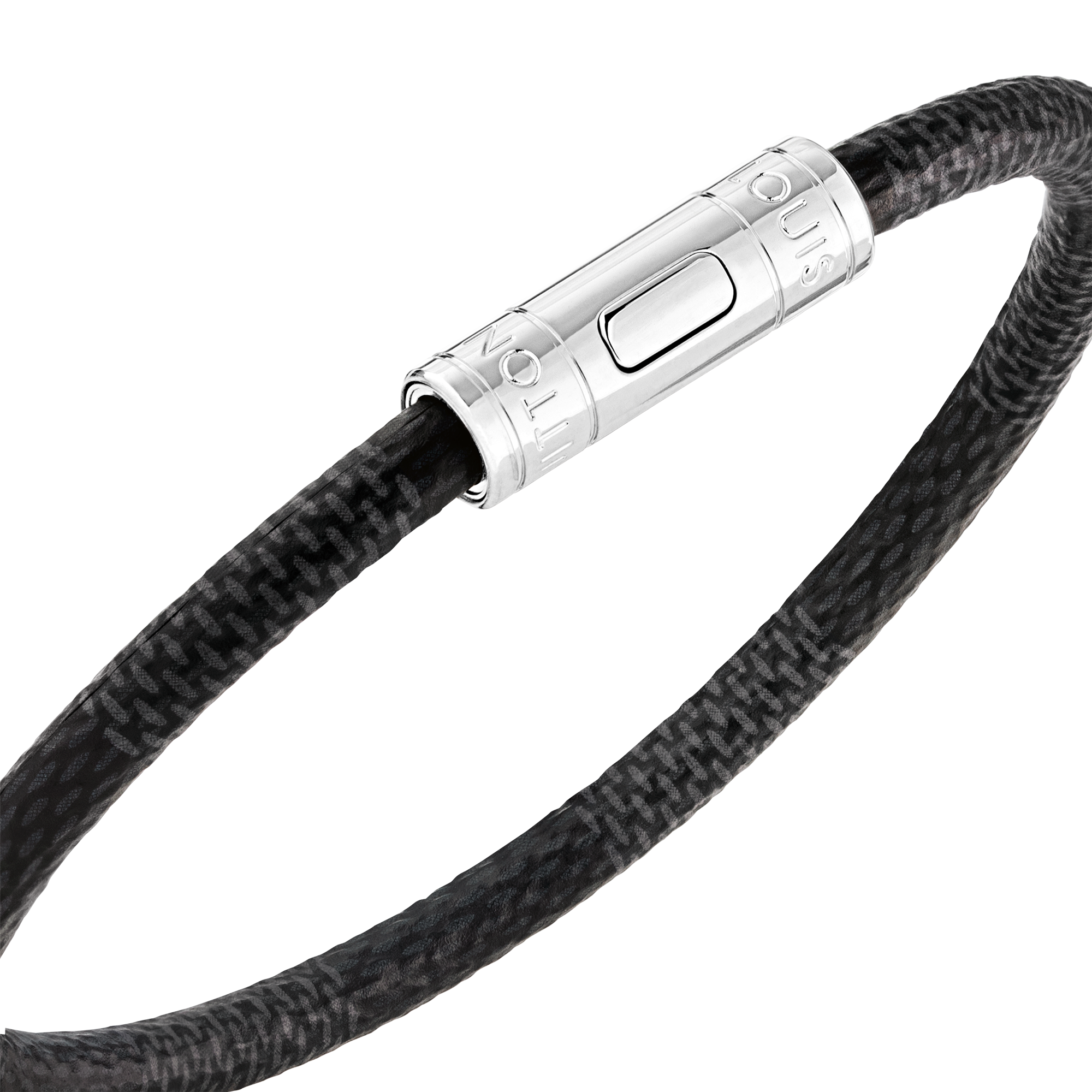 กำไลข้อมือ Keep It Damier Graphite in ผู้ชาย