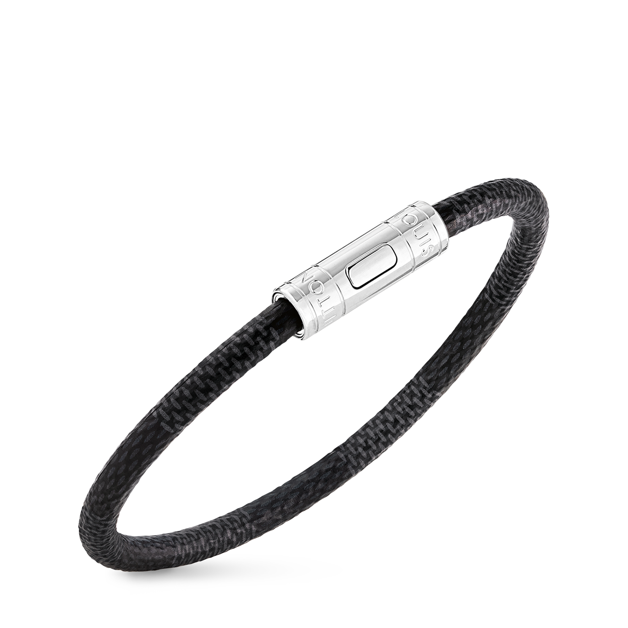 กำไลข้อมือ Keep It Damier Graphite in ผู้ชาย