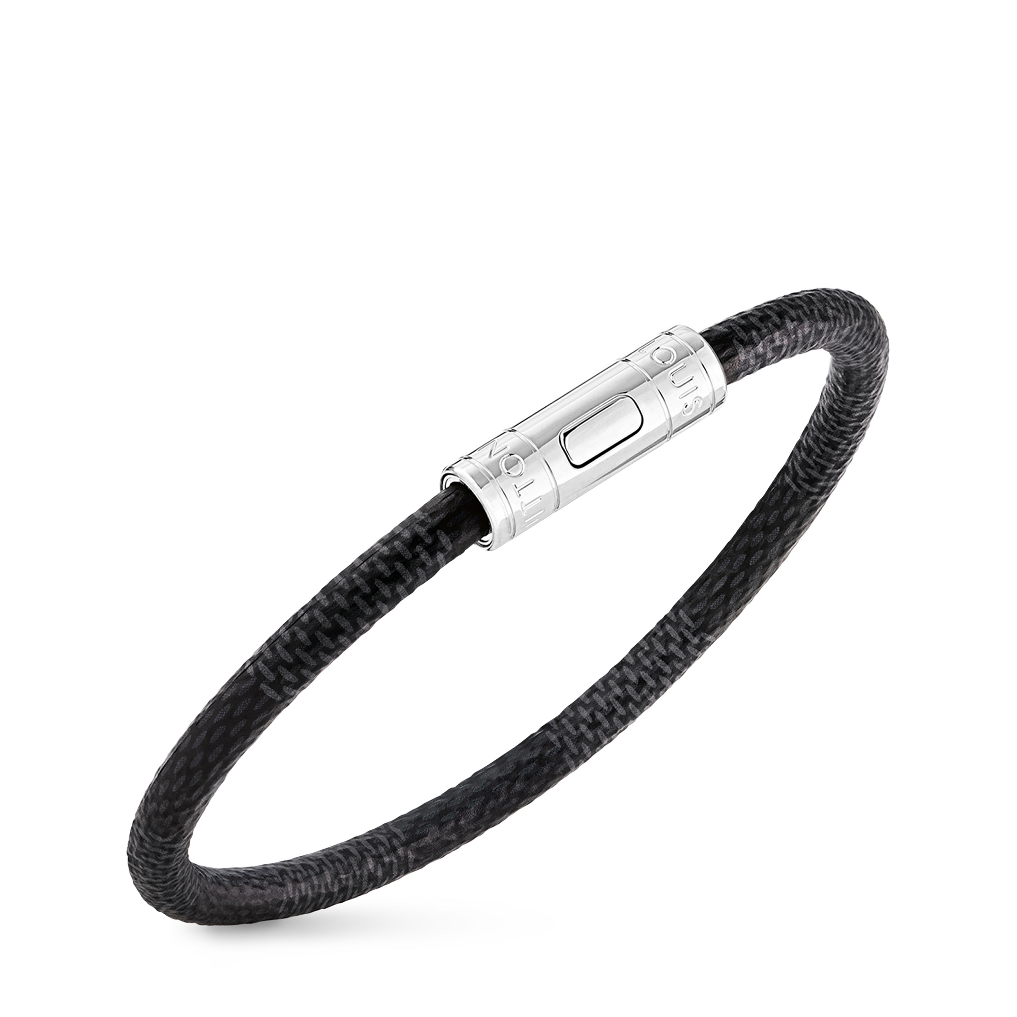 กำไลข้อมือ Keep It Damier Graphite in ผู้ชาย