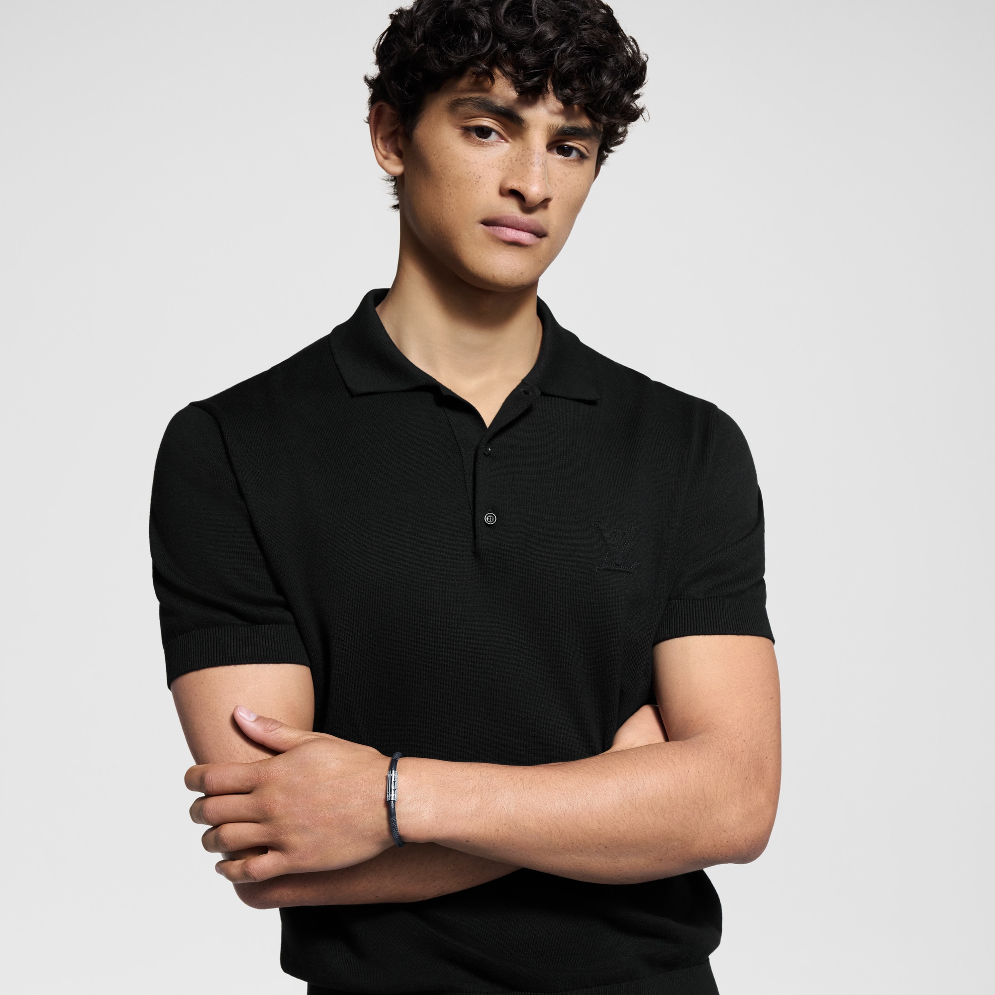 กำไลข้อมือ Keep It Damier Graphite in ผู้ชาย