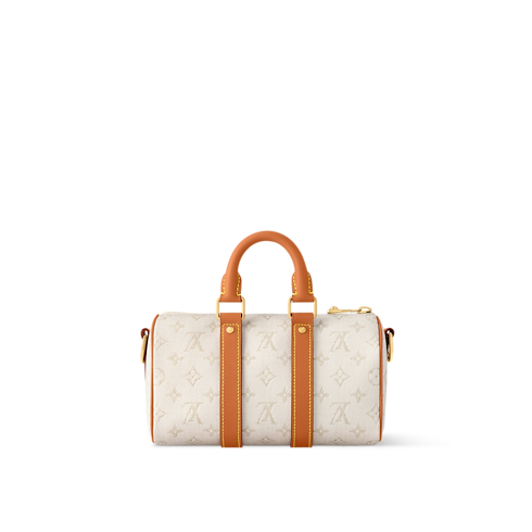 กระเป๋ารุ่น Keepall Bandoulière 25 Monogram Other in กระเป๋าและผลิตภัณฑ์เครื่องหนังขนาดเล็ก's สำหรับผู้ชาย ไอคอนิก collections by Louis Vuitton (การย่อ/ขยายผลิตภัณฑ์)