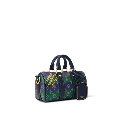 กระเป๋ารุ่น Keepall Bandoulière 25 Monogram Other in กระเป๋าและผลิตภัณฑ์เครื่องหนังขนาดเล็ก's สำหรับผู้ชาย ไอคอนิก collections by Louis Vuitton (การย่อ/ขยายผลิตภัณฑ์)