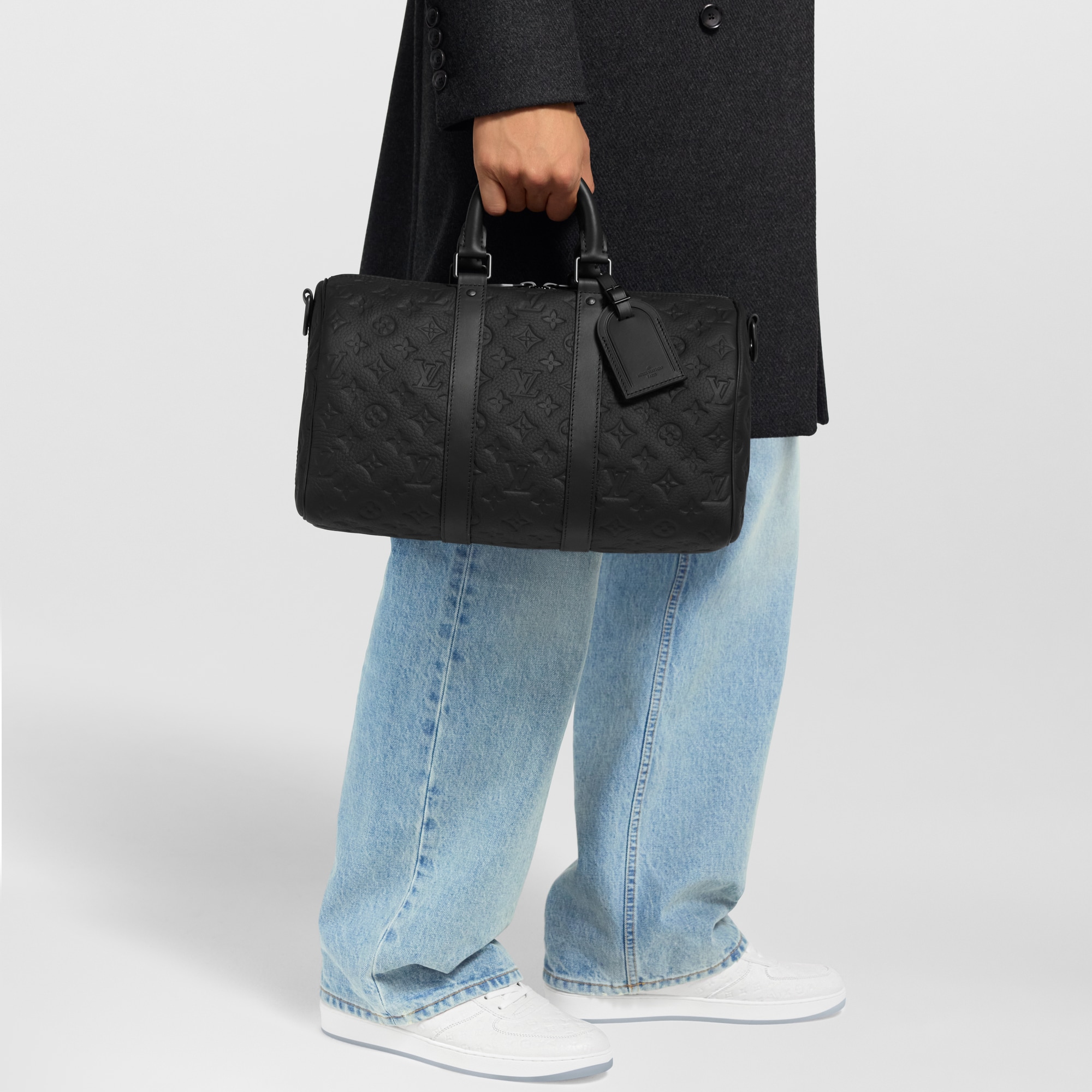 กระเป๋ารุ่น Keepall Bandoulière 35 หนัง Taurillon ลาย Monogram  in ผู้ชาย