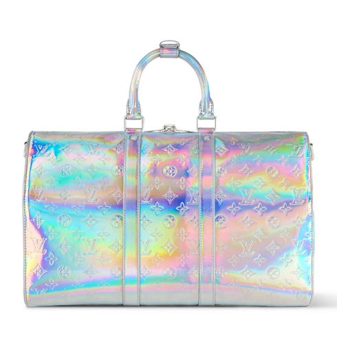 กระเป๋ารุ่น Keepall Bandoulière 45 แคนวาสประเภทอื่น in ผู้หญิง's การเดินทางและท่องเที่ยว กระเป๋าเดินทางแบบถือสำหรับผู้หญิง collections by Louis Vuitton (การย่อ/ขยายผลิตภัณฑ์)