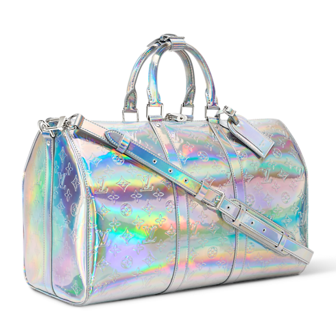 กระเป๋ารุ่น Keepall Bandoulière 45 แคนวาสประเภทอื่น in ผู้หญิง's การเดินทางและท่องเที่ยว กระเป๋าเดินทางแบบถือสำหรับผู้หญิง collections by Louis Vuitton (การย่อ/ขยายผลิตภัณฑ์)