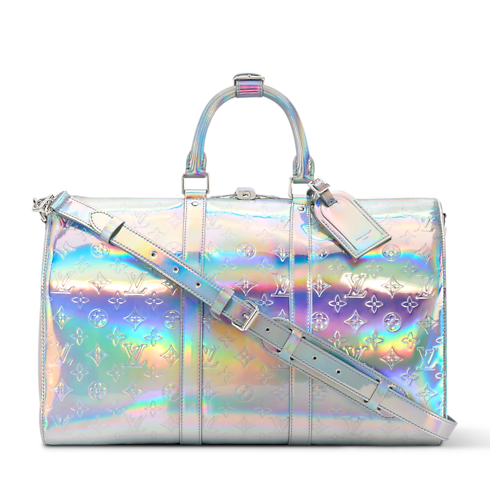 กระเป๋ารุ่น Keepall Bandoulière 45 แคนวาสประเภทอื่น in ผู้หญิง's การเดินทางและท่องเที่ยว กระเป๋าเดินทางแบบถือสำหรับผู้หญิง collections by Louis Vuitton (การย่อ/ขยายผลิตภัณฑ์)