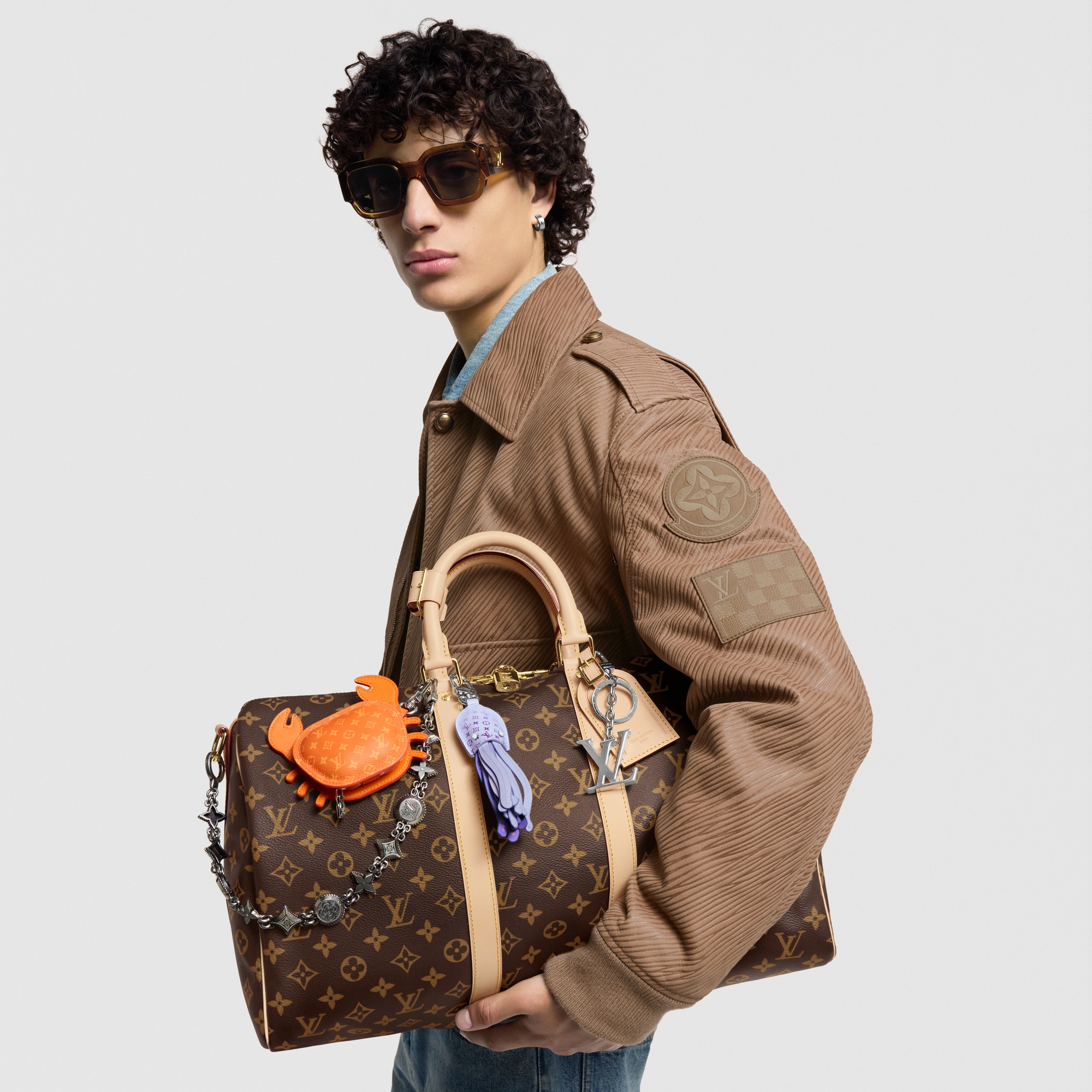 กระเป๋ารุ่น Keepall Bandoulière 45 Monogram แคนวาส in ผู้ชาย