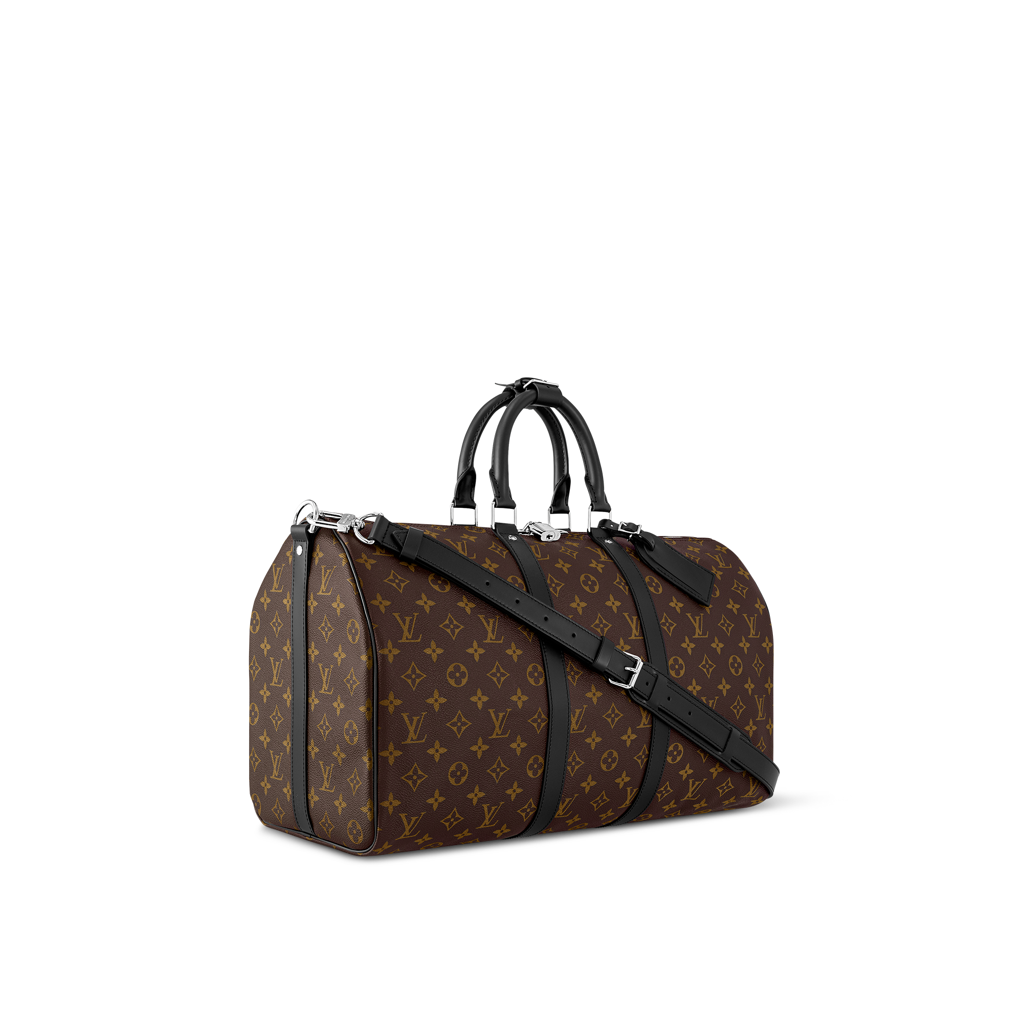 กระเป๋ารุ่น Keepall Bandoulière 45 Monogram Macassar in ผู้ชาย