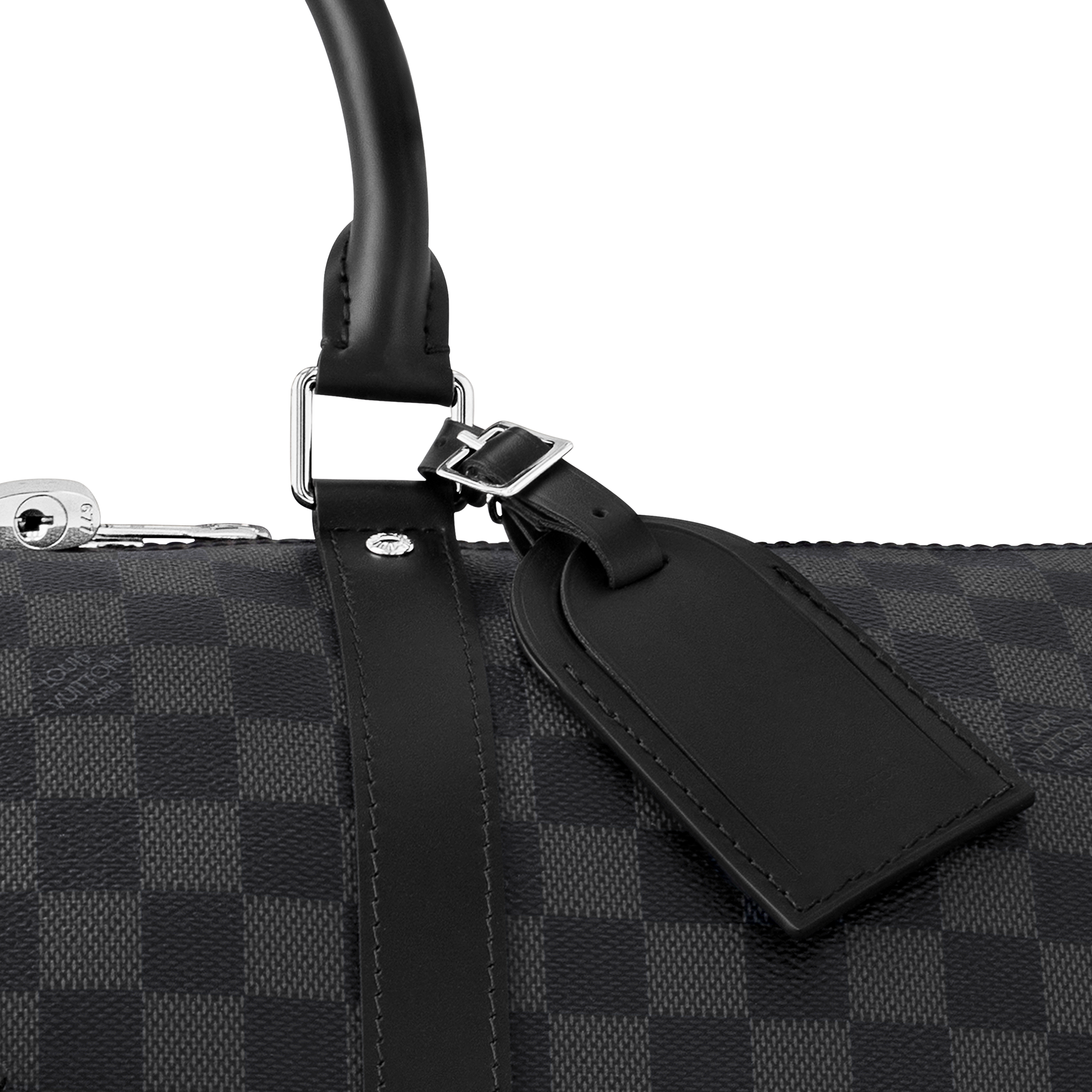 กระเป๋ารุ่น Keepall Bandoulière 45 Damier Graphite แคนวาส in ผู้ชาย