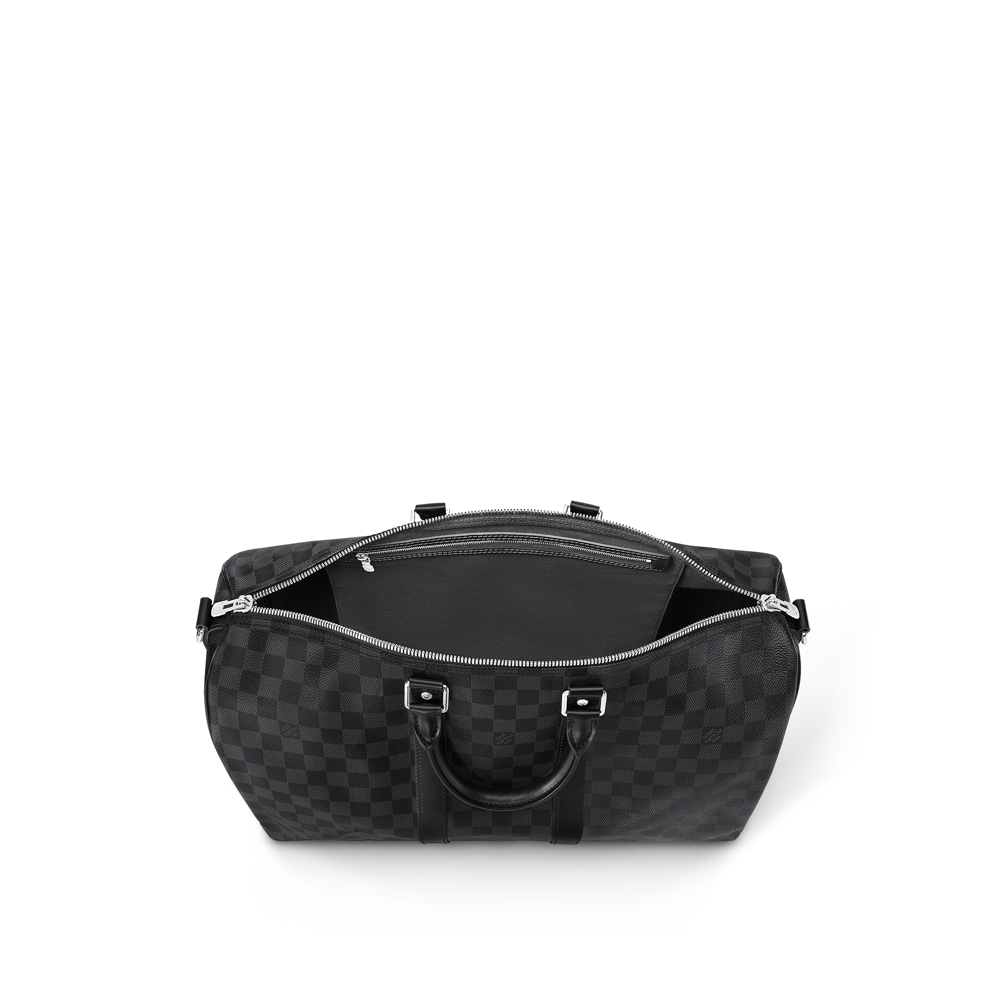 กระเป๋ารุ่น Keepall Bandoulière 45 Damier Graphite แคนวาส in ผู้ชาย