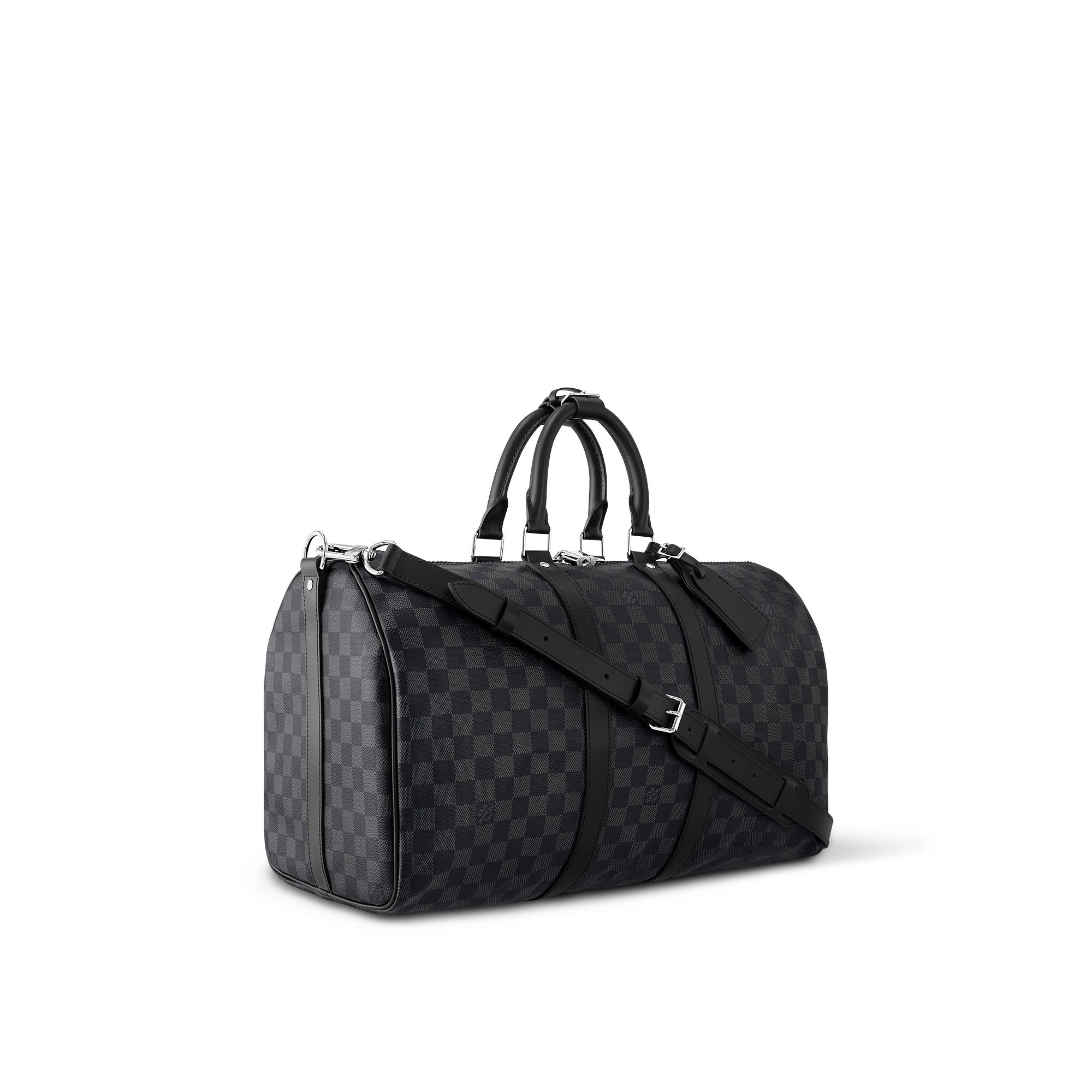 กระเป๋ารุ่น Keepall Bandoulière 45 Damier Graphite แคนวาส in ผู้ชาย