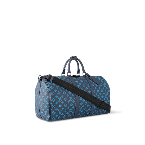 กระเป๋ารุ่น Keepall Bandoulière 50 หนัง Monogram Shadow in ผู้ชาย's Discontinued Product Obs 11 collections by Louis Vuitton (การย่อ/ขยายผลิตภัณฑ์)