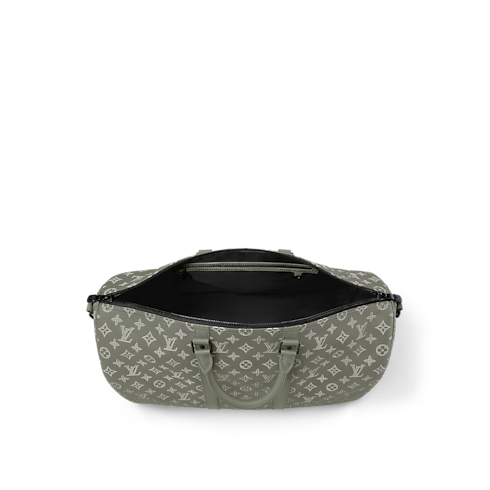 กระเป๋ารุ่น Keepall Bandoulière 50 หนัง Monogram Shadow in ผู้ชาย's Discontinued Product Obs 11 collections by Louis Vuitton (การย่อ/ขยายผลิตภัณฑ์)