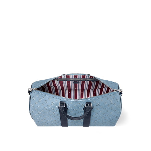 กระเป๋ารุ่น Keepall Bandoulière 50 G71 in กระเป๋าและผลิตภัณฑ์เครื่องหนังขนาดเล็ก's สำหรับผู้ชาย ไอคอนิก collections by Louis Vuitton (การย่อ/ขยายผลิตภัณฑ์)