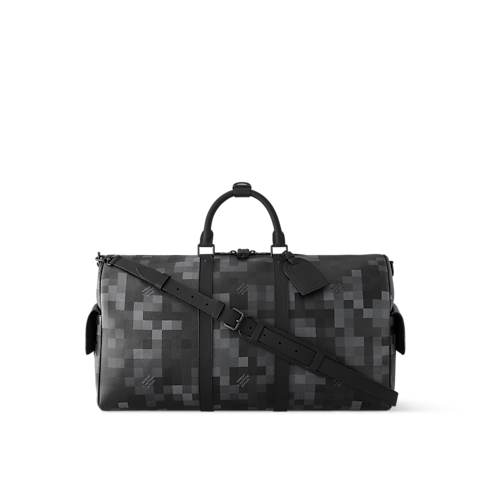 กระเป๋ารุ่น Keepall Bandoulière 50 D16 in กระเป๋าและผลิตภัณฑ์เครื่องหนังขนาดเล็ก's สำหรับผู้ชาย ไอคอนิก collections by Louis Vuitton (การย่อ/ขยายผลิตภัณฑ์)