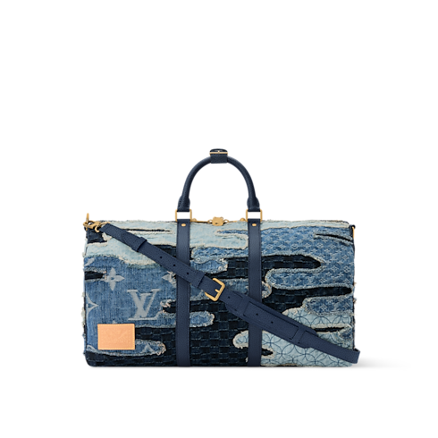 กระเป๋ารุ่น Keepall Bandoulière 50 Monogram Other in กระเป๋าและผลิตภัณฑ์เครื่องหนังขนาดเล็ก's สำหรับผู้ชาย ไอคอนิก collections by Louis Vuitton (การย่อ/ขยายผลิตภัณฑ์)