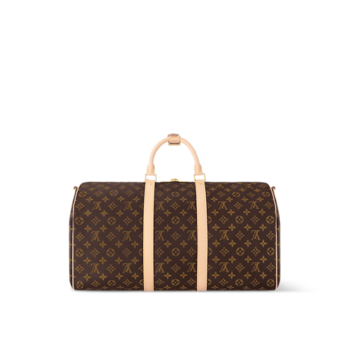 กระเป๋ารุ่น Keepall Bandoulière 50 Monogram แคนวาส in กระเป๋าและผลิตภัณฑ์เครื่องหนังขนาดเล็ก's รังสรรค์ผลิตภัณฑ์เครื่องหนังในแบบของคุณ } collections by Louis Vuitton (การย่อ/ขยายผลิตภัณฑ์)