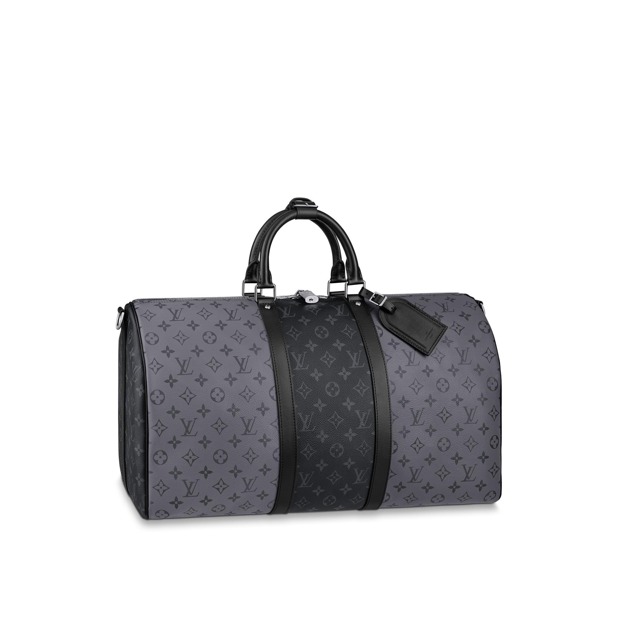กระเป๋าเดินทางรุ่น Keepall Bandoulière 50 Monogram Eclipse in ผู้ชาย