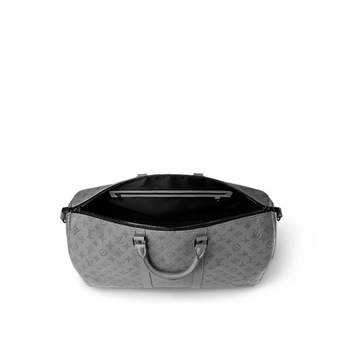 กระเป๋ารุ่น Keepall Bandoulière 50 หนัง Monogram Shadow in ผู้ชาย's Discontinued Product Obs 11 collections by Louis Vuitton (การย่อ/ขยายผลิตภัณฑ์)